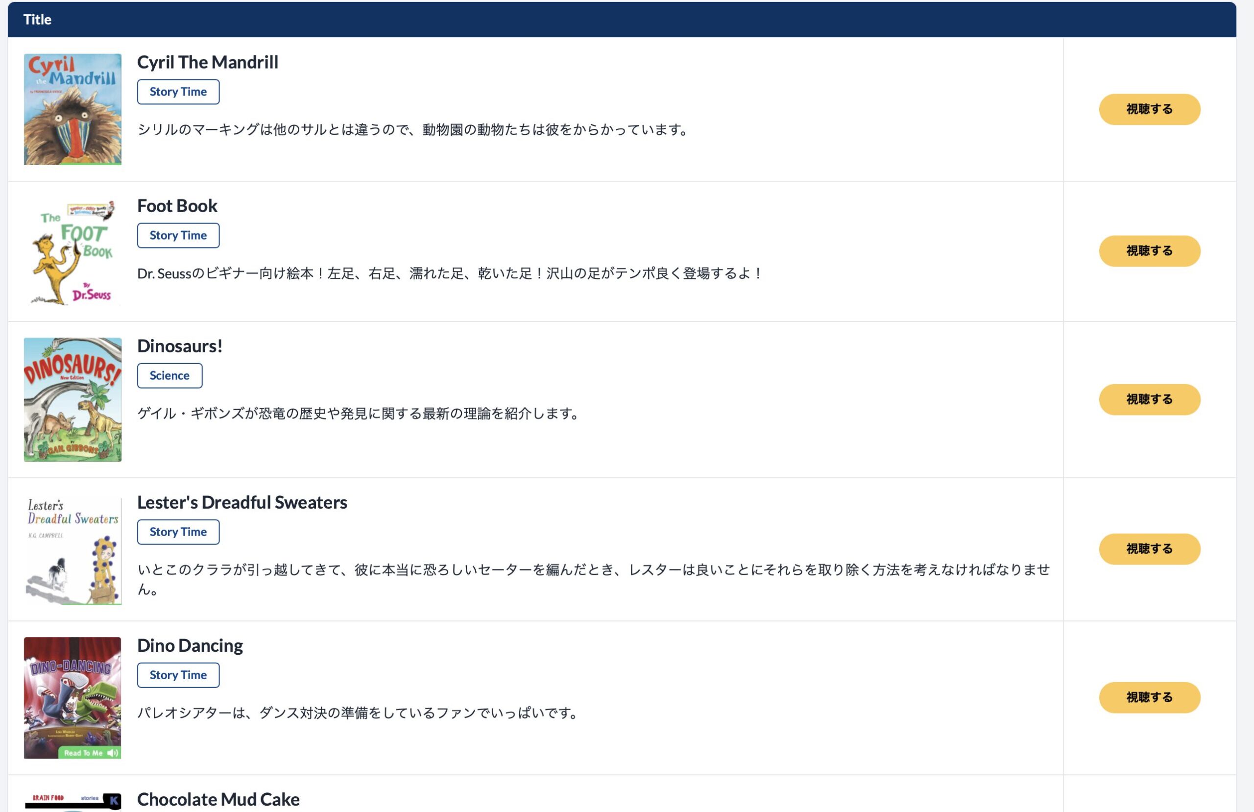 グローバルステップアカデミーのプログラム視聴